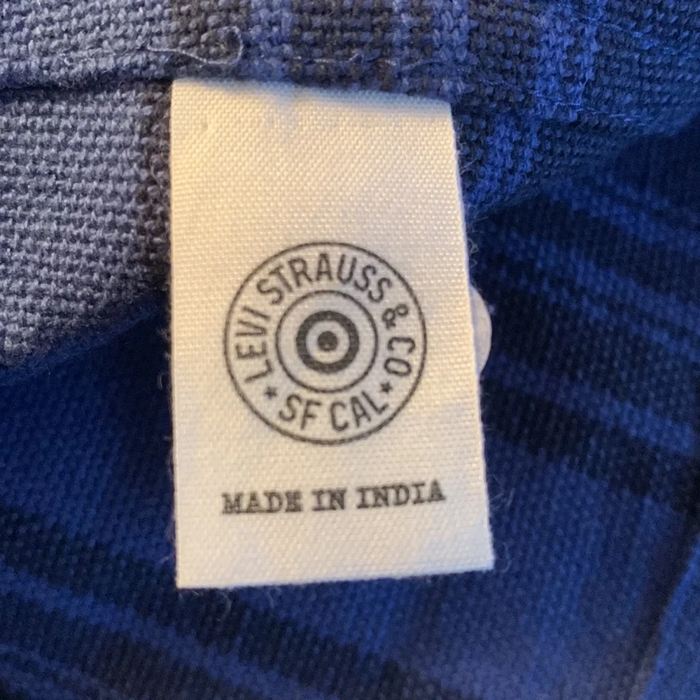 Levi’s Limited Edition Blue and Black Striped Table Runner